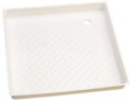 BAC A DOUCHE PERCAGE ANGLE 600 X 600 MM - Bac a douche sans bonde bouchon