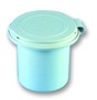 BOITE ENCASTRABLE RONDE AVEC COUVERCLE PVC SOUPLE Ø HT 88 MM.