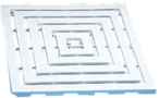 CLAYETTE DE DOUCHE 500 x 500 MM