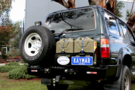TOYOTA 80 HDJ / HZJ / FZJ80 PORTE-ROUE GAUCHE DROIT KAYMAR