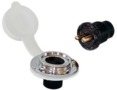 PRISE 12 V ENCASTREE 2 POLES - Prise 12 volts 2 poles