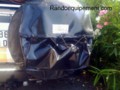 x SAC POUR POUBELLES sanglé sur roue de secours 4x4 ECOBAG