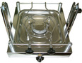 RECHAUD INOX 1 FEUX AVEC CARDAN