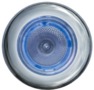 SPOT INOX A LED BLANC ANNEAU ROUGE - spot inox à led blanc anneau rouge