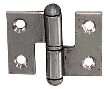 PAUMELLE INOX DROITE IN. ط 8 MM H : 30 MM PAR 2