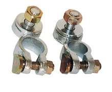 COLLIERS AVEC ECROU DE SERRAGE (BORNE -)  8 MM PAR 2