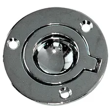 BOUTON ANNEAU LAIT. CHROME AVEC FIXATION INVISIBLE