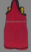 PORTE 2 BOUTEILLES NEOPRENE ROUGE