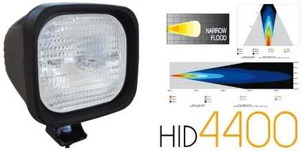 TRAVAIL HID4400 XENON - PHARES 4x4 ET VOITURES EQU. 200W/HALOGEN