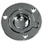 BOUTON ANNEAU LAIT. CHROME AVEC FIXATION INVISIBLE