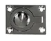 BOUTON ANNEAU LAITON CHROME / 2