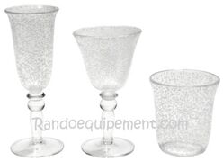 VAISSELLE : VERRES A PIED ACRYLIQUE /POLYCARBONATE CAMPING CAR