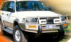 MITSUBISHI L200>2002 PARE-CHOCS ARB 4X4 WINCH BAR Parechoc De Luxe