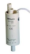 POMPE 12 V ABS ET CAOUTCHOUC EN LIGNE. WHALE DEBIT 11L/MM