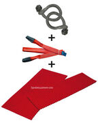 KIT 2 PLAQUES SOLTRACK + SANGLE 5M 7,5T + 2 MANILLES SOUPLES 10T