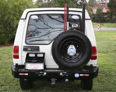 LAND ROVER DISCO I PORTE-JERRYCAN SIMPLE GAUCHE  KAYMAR