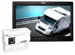 VIDEO DE RECUL DOUBLE VISION 7'' - CAMERA DE RECUL CAMPING CAR EN INOX ANTARION