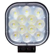 SPOT 6 LEDS FIXE CHROME CARRE