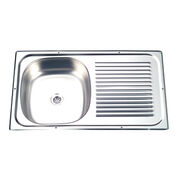 EVIER INOX AVEC EGOUTTOIR  600 X350  MM