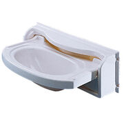 LAVABO RELEVABLE BLANC A FIXER EN PAROI