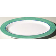 PLATS  OVALES  D35.5 CM  PRIMAVERA VERT PAR 2