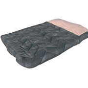 LIT TOUT FAIT 130/140X200 GRIS COTE GAUCHE POUR CAMPING-CAR CARAVANE