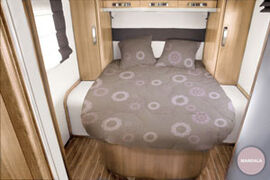 LIT TOUT FAIT  80/190 MANDALA POUR CAMPING CAR