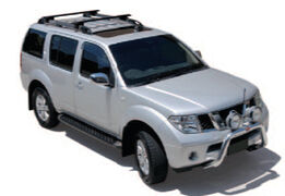 BARRES DE TOIT NISSAN PATHFINDER 4x4 KIT COMPLET RHINORACK image 2