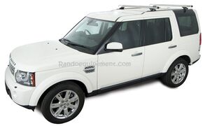 BARRES DE TOIT LAND ROVER DISCOVERY 3 & 4 ARRIبRE 2 jeux barres et fixations