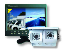 CAMERA DE RECUL BLANCHE 7'' / 18 cm EN COULEUR - DOUBLE OBJECTIF