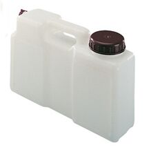 JERRICAN EXTRA PLAT EN  PLASTIQUE ALIMENTAIRE RENFORCE - 9 LITRES