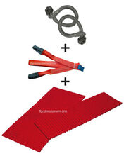 KIT 2 PLAQUES SOLTRACK + SANGLE 5M 7,5T + 2 MANILLES SOUPLES 10T