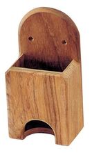 RANGEMENT VHF EN TECK - Prof.: 50 mm - Long.:70 mm - Haut. :150 mm