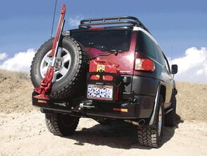 TOYOTA FJ CRUISER PORTE-JERRYCAN SIMPLE DROIT  KAYMAR