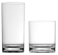x FIDJI VERRE A EAU  EN POLYCARBONATE CAMPING