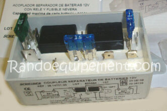 COUPLEUR SEPARATEUR DE BATTERIE AVEC 3 FUSIBLES
