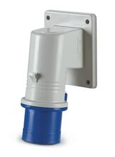 PRISE MALE A POSER 16 A BLEUE - 2P + T - IP 44 - BROCHE (A) -