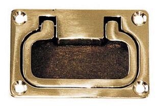 POIGNEE LAITON POLI LG : 92 MM - LG : 63 MM PAR 2
