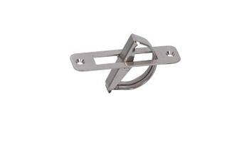 POIGNEE INOX 304 SATINE (VIS INOX FOURNIES) LONG. (MM): 100 MM  LAR