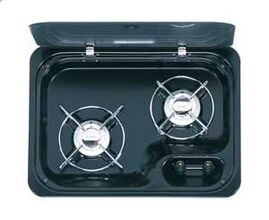 Réchaud De Camping Kangaroo Kitchen Vintage – Bleu, Aluminium, 2 Feux, Bon État