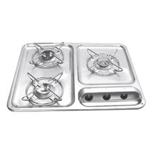 RECHAUD 3 FEUX INOX SECURITE - TABLE DE CUISSON - RECHAUD CAMPING CAR