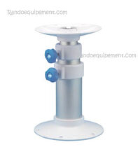 PIED DE TABLE TELESCOPIQUE ALUMINIUM ANODISE CAMPING CAR/BATEAU