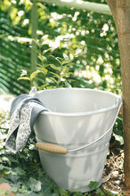 SEAU 10 LITRES GRIS  ARGENT - seau 10 litres gris  argent
