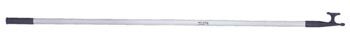 GAFFE LAQUEE BLANC EMBOUT GRIS