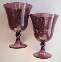 VERRE A VIN ACRYLIQUE BULLE ''PRUNE''