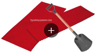 PELLE ALUMINIUM + PLAQUES SOLTRACK -  KIT 1 PELLE + 2 SOLTRACKS