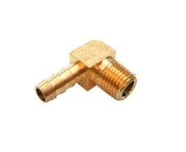 x Raccord coudé 90° - type tétine - flexible 10 mm