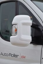 COQUE PROTECTION RETROVISEUR CAMPING CAR BRAS COURT - BLANC  LA PAIRE