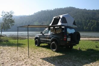 VEVOR Auvent latéral de voiture, grand auvent de véhicule à couverture  d'ombrage de 4,6