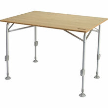 Table camping à clayettes aluminium 140 cm - TRIGANO